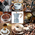 Miniatyrbild 2 av 4: Espresso-kaffebryggare i italiensk stil av aluminium, Perkolator, Spisplatta, Kanne Lake Green 300ML