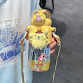 Miniatyrbillede 4 af 4: 600ml Anime Sugerørskop Kawaii Kuromi Cinnamoroll Melody Børns Vandflaske Sports Te Kaffe Kop Køkkenudstyr Piger Gave Kuromi