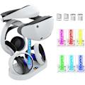 Miniatyrbillede 1 af 5: Ladestation til PS VR2, opladningsdock til Psvr2, dobbelt hurtigoplader Sense, ladestation d til PS VR2 VR et tilbehør