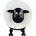 Miniatyrbillede 1 af 3: Toiletpapirholder med får - Toiletpapir Deco Sort - Toiletpapirholder WC