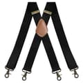 Herrhängslen, 4 kraftiga clips, 4 cm breda, elastiska, justerbar längd för damkontor