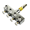 Miniatyrbillede 4 af 5: Airbrush Luftslange Splitter Erstatter Luftslange Konnektor Adapter Airbrush Rør 5 Hoveder 10.5x12x3.5cm 4Head 10.4x9.8x3.3cm As Described