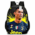 Miniatyrbillede 1 af 5: Børnefodbold VM CR7 Ronaldo Rygsæk Drenge Piger Rejsetaske Studenter Skoletaske 29*16*42cm B
