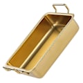 Miniatyrbild 1 av 5: Serveringsbrickor Non-stick Multifunktionell Rektangulär Metallbricka i Rostfritt Stål för Kök Golden 2