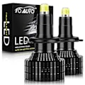 Miniatyrbild 2 av 5: 2st 30000LM H7 Led 360 H1 HB3 HB4 9012 HIR2 Led H11 H8 9006 9005 Bilstrålkastarlampor Dimljus för Bil 3000K 6000K 12V 3D-Chips 40000LM H11