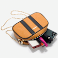 Miniatyrbillede 4 af 9: Brun PU Læder Rygsæk Dame Luksus Skuldertaske Kortholder Sæt Crossbody Taske Gave Brown