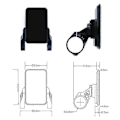 Miniatyrbillede 3 af 5: Til El-cykel Display 36V-72V Vandtæt LCD Display NC-81F El-cykel Panel Instrumentbræt, Vandafvisende