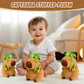 Miniatyrbilde 5 av 7: Capybara Plysjleker, Søt Capybara Plysj, Simulering Capybara Plysj med Skilpaddepute, Søte Capybara Plysjdukker, Plysj for