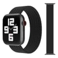 Apple Watch kompatibel ARMBÅND Elastisk SORT 38/40/41 mm Sort - S