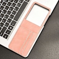 Miniatyrbillede 3 af 5: Læder Telefon Cover til Motorola Razr 50 Ultra Pink