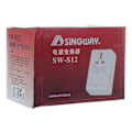 Miniatyrbillede 5 af 5: 100w 110v/120v Til 220v/240v Step-up&down Spændingsomformer Transformer Rejse Hvid