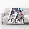 Pikkukuva 3 / 5: Taylor Swift The Eras Tour - Pehmeä ja lämmin peitto makuuhuoneeseen, sohvalle ja juhliin 70*100