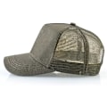 Miniatyrbilde 3 av 5: 5 Panel Baseball Caps, Mesh Caps, Justerbar Snapback, Mesh Ensfarvet Unisex Ejercito verde