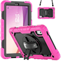 Miniatyrbillede 1 af 5: Silikone Hybrid PC Cover til Lenovo Tab M9 Rose Red