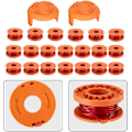 Miniatyrbilde 3 av 5: 20 stk. spoler med 2 hetter for URPIZY gressklipper, passer til Worx WA0010 WG154 WG163 WG180 WG184