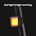 Pikkukuva 5 / 5: Polkupyörän valo LED Etu- ja takavalo Type-C Lataus MTB Maantiepyörä Kirkas Lamppu 3 Valotilaa Säädettävä Pyöräilyvalo Red White Light.