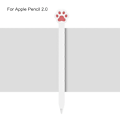 Miniatyrbild 1 av 5: Kawaii Söta Mjuka Silikonfodral för Apple Pencil 1 2 Gen Fodral Tablet Touch Pen Stylus Skydd Anti-fall för Apples Pencil 1:a/2:a 2nd Case White Paw