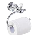 Pikkukuva 1 / 5: Messinkinen WC-paperiteline, Crystal-sarja, Kiillotettu kromi