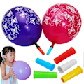 Miniatyrbild 3 av 4: 100 st Munstycksset för Ballonger, Bulk Ballongblåsningsverktyg, Munstycke för Ballonguppblåsning, Lungkapacitetsträning, Andningsövningar White