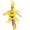 Pikkukuva 2 / 5: Lasten Koulu Koti Juhla Meritähti Cosplay Puku Pojille Tytöille Vauvan Merieläin Tähti Lavaesitys Vaatteet Tanssipuku Yellow 150 cm
