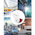Miniatyrbild 4 av 4: 2-pack, strömavbrottslarm, 118 dB hög siren med LED-lampa, 110 V till 220 V, av/på-varning