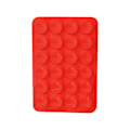 Miniatyrbild 1 av 4: 6 st Silikon Sugkopp Mobilskal Självhäftande Fäste, Silikon Mobilskal Hållare Matta För Selfies Och Videor, Halkfri Handsfree Mobilhållare red