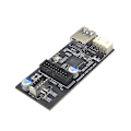 Miniatyrbild 5 av 5: Header 19Pin till Typ E + 19Pin Moderkort 1 till 2 Splitter USB 3.0 Hub USB Adapter Anslutning USB 19P