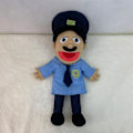 Miniatyrbild 4 av 5: Jeffy Dockteater Plyschleksak, Jeffy Dockteater Liten Leksak, Rolig Buskis Dockteaterleksak Med Rörlig Mun, För Barn Pojkar Flickor Rollspel Police Guy 50CM