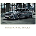 Miniatyrbilde 2 av 5: Sklisikker Dashborddeksel Dash Mat for Peugeot 508 MK2 2019 2020 2021 Pad Sklisikker Pute Anti-UV Solskjerm Visir Tilbehør Red edge Right steering wheel
