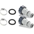 Poolslangadapter, 2-delad poolslangadapter, pumpadapter 32 och 38 mm