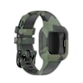 Miniatyrbillede 1 af 5: Til Garminfit Jr 3/garmin Vivofit Jr 3 Åndbar Rem Svedtæt Anti-ridse H Camouflage Green