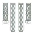 Miniatyrbillede 5 af 5: Blød Silikone Sports Udskiftningsurrem med Åndbare Huller til Fitbit Charge 6/5 Multicolor Style D