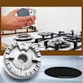Miniatyrbilde 5 av 5: Universal Brenner Krone Flammehette Ovn Komfyr Kokeplate Gass For ,flamme Brennerhette Krone Passer Alle Mellom S