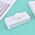 Miniatyrbillede 2 af 5: 1 stk. Justerbar LED lysdæmper 220V Lyskontakt Lysknap Lysdæmper Controller SortP2021122450