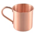 Mugg i ren koppar, solid, slät, utan innerfoder, för cocktail, kaffe, öl, mjölk, vatten, kopp, hem, bar