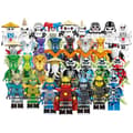 Set med 32 Wu Master Minifigurer Byggklossar Leksaker