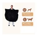 Miniatyrbilde 5 av 5: Pelsbarn Beskyttende Hundeseng for Bil, Beroligende Hundeseng for Bil, Vaskbart Hundesetetrekk L