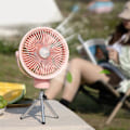 Miniatyrbild 3 av 5: 7.4'' Portabel Fläkt Stativfläkt Takfläkt Campingfläkt Takfläkt för Sommarstrand White