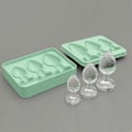 Miniatyrbilde 4 av 4: Spøk Rumpeplugg Formet Isbiter Brett, Morsom Silikonform for DIY Kake Sjokolade Godteri Beige
