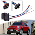 Miniatyrbillede 4 af 5: 6-benet stik til Fiat 500X 2016-2022 baglygte, formonteret stik P20211224631