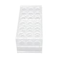Miniatyrbild 2 av 5: Akryl provrörsställ för 17mm rör 18 hål Transparent centrifugrörställ för 10ml 15ml rör
