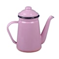 Miniatyrbilde 3 av 4: Emaljert Kaffekanne 1.1L Kaffekjele Slitesterk Tykk Vann Melk Varmer Komfyrtopp Tekanne Vannkjele for Hjem Utendørs Te Kaffe Pink