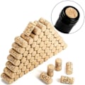 Pikkukuva 3 / 5: 100 kpl Luonnonmukaisia viinikorkkeja 2,1 x 4 mm Premium Suora Korkkitulppa Luonnonpuiset Korkit Erinomainen pullotetulle viinille, olutpulloille