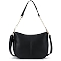 Miniatyrbillede 1 af 6: Dame PU Læder Crossbody Taske Stor Håndtaske Simpel Stil Tote Tasker Casual Skuldertasker til Piger Negro