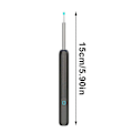 Miniatyrbillede 2 af 5: 1080p Wi-fi Synlig Voksfjernelsesske USB HD Load Otoskop White
