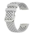Pikkukuva 1 / 5: Pehmeä silikoninen urheiluranneke hengittävillä rei'illä Fitbit Charge 6/5 -kelloon Multicolor Style F