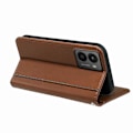 Pikkukuva 4 / 5: HX01 HMD Fusion 5G Lompakkokotelo Magneettisella Sulkimella PU-Nahkainen Puhelinkotelo - Ruskea Multicolor Brown