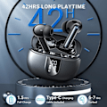 Miniatyrbilde 3 av 9: YYK-Q10 Trådløse Bluetooth-hodetelefoner - 30 timer ANC ENC BT 5.4 Svart