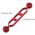 Miniatyrbilde 3 av 4: 7.0 tommer 17.7cm Dobbel Kuleleddsarm i Aluminiumlegering, Kule Diameter: 25mm Red
