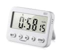 Digital Timerklocka, Multifunktionell Digital Klocka Nedräkningstimer Event Timer med Alarm, Magnetisk Baksida Stor Sifferdisplay Vibration/Ljudalarm 1 pack